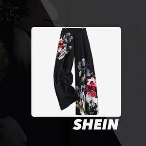 NWOT Shein Floral Wide Leg Pants